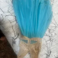 2عدد لباس مجلسی ابی و نقره ای