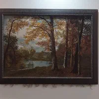 تابلو فرش و ساعت