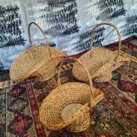 ۳عدد سبد حصیری و تزئینی شب یلدا