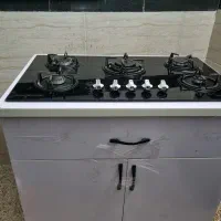 گاز 5 شعله به همراه کابینت