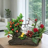 گل و ئلدان شیک و زیبا مخصوص شب یلدا|گل مصنوعی|شیراز, سیلو|دیوار