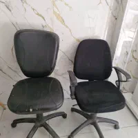 دو تا صندلی گردون کارکرده سالم