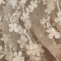 بیشتر از ده متر پارچه پرده ای مرواریددوزی فقط ۲/۵|پرده، رانر، رومیزی|تهران, نیروی هوایی (پیروزی)|دیوار