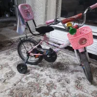 دوچرخه صورتی16سنددار جنس خارج قدیم 5500ت