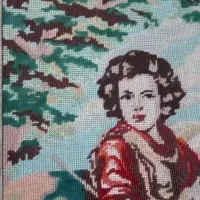 کوبلن قدیمی نوستالژی دوخته شده وخام|تابلو، نقاشی، عکس|اردبیل, |دیوار