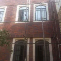 نمای آجری و سنگی