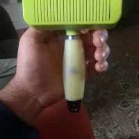 برس سگ و گربه دکمه تخلیه مو