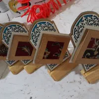 تندیس فرش حرم پایه چوبی رومیزی|مجسمه، تندیس، ماکت|مشهد, حضرت حجت|دیوار