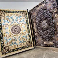 فرش شاندیز طرح افشان۱۲متری۱۲۰۰شانه کد۱۸۰۲رنگ لاکی|فرش|شیراز, رکن‌آباد|دیوار