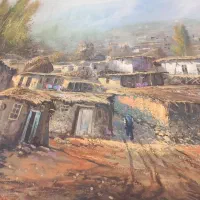 تابلو نقاشی خیلی بزرگ ۱۵۰ در ۱۷۰ سانتی مناسب سنتی