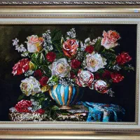 تابلو فرش دستبافت تبریز