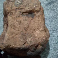 شهاب سنگ اصل رنگ دودی ۵کیلویی
