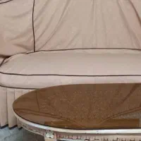 مبلمان سلطنتی۹نفره(فرحی)نو+لوسترسالنی زیبا|مبلمان خانگی و میز عسلی|اصفهان, لاله|دیوار