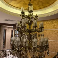 لوستر سلطنتی ۱۶ شاخه ورساچ|لوستر و چراغ آویز|کاشان, شریعتی|دیوار