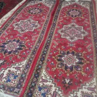 فرش کناره تازه دارافتاده جفت بافت نساجی