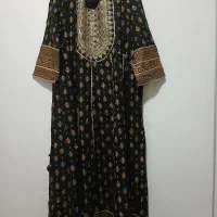 پیراهن نخی هندی