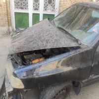 پراید مدل ۸۳ تصادفی