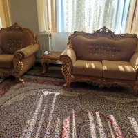 مبل ۷ نفری کلاسیک کاملاً سالم و زیبا|مبلمان خانگی و میز عسلی|اسلامآباد غرب, |دیوار