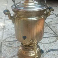 لوازم کافه سماور برنجی گازی ۲۲ لیتری