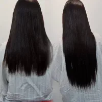 اکستنشن لاین وکراتین با موی طبیعی و الیاف طبیعی|خدمات آرایشگری و زیبایی|تبریز, |دیوار