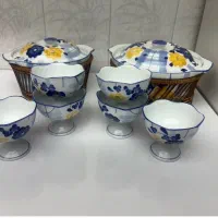 ست چینی گل پنبه ای