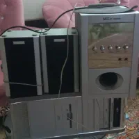 تلوزیون قدیمی و کامپوتر قدیمی|سیستم صوتی خانگی|فسا, |دیوار