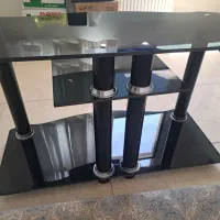 میزناهارخوری ومیزتلوزیون (شیشه ای)|میز تلویزیون|اصفهان, بهارستان (مخابرات)|دیوار