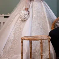 لباس عروس عربی کار شده