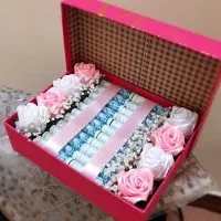 گل رز روبانی مناسب هدیه