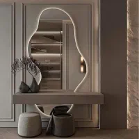 آینه پازلی دفرمه ابشاری