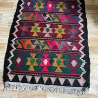 سه عددگلیم دست بافت تمام پشم|گلیم، جاجیم، گبه|همدان, |دیوار