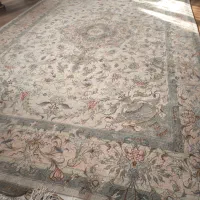 فرش ابریشم تبریز دست بافت ، در حد