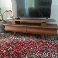 میز تلویزیون روکش چوب