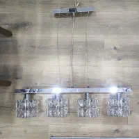 لوستر خطی 4 شعله|لوستر و چراغ آویز|فردیس, فردیس|دیوار