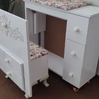میز دو کاره اتو و چرخ خیاطی مدل آسانسوری