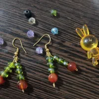 گوشواره ترند گیلاسی|بدلیجات|قم, دروازه چوبی|دیوار