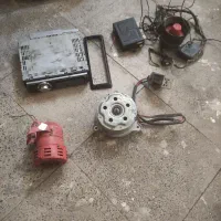 تعدادی وسایل ماشین و موتور