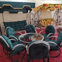 میز و صندلی باغی|مبلمان خانگی و میز عسلی|فریدونشهر, |دیوار
