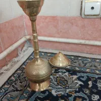 قلیون قدیمی برنجی