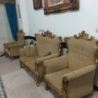 مبل سلطنتی۷نفره|مبلمان خانگی و میز عسلی|علی‌آباد کتول, |دیوار