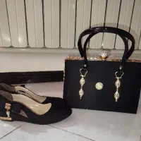 ست کیف و کفش ورنی
