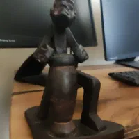 مجسمه چوبی دست ساز