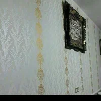 نقاشی ساختمان طرح کاغذدیواری بارنگ اکریلیک