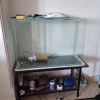 دو عدد آکواریوم با وسایل..