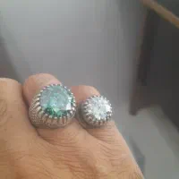 ۲انگشتر الماس روسی موزینایت