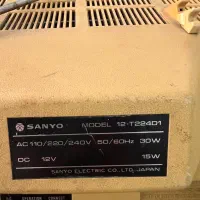 تلویزیون کلکسیونی/۱۴ اینچسیاه سفید سالم/SANYO|تلویزیون و پروژکتور|اندیشه, اندیشه فاز ۴|دیوار