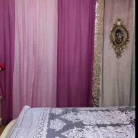 پرده حریر با دکور کارشده|پرده، رانر، رومیزی|تهران, کیانشهر|دیوار