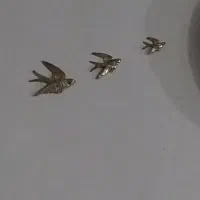 برنز،دیوارکوب پروانه وپرستو