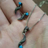 نقره ۹۲۵ . نیم ست . زنجیر