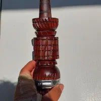 چوب تنه سرخ بدون وسایل ، دست ساز و منبت کاری شده